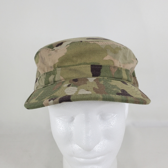 USGI Army Patrol Cap Military ACU OCP Multicam Large 7 7/8 Bernard Cap Company - Picture 3 of 13
